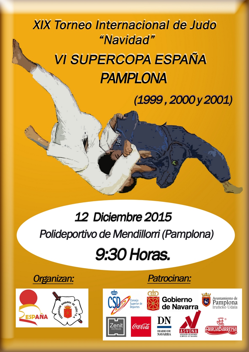 Cartel_W Torneo Navidad - Copa Espana Cadete Pamplona 12-12-15