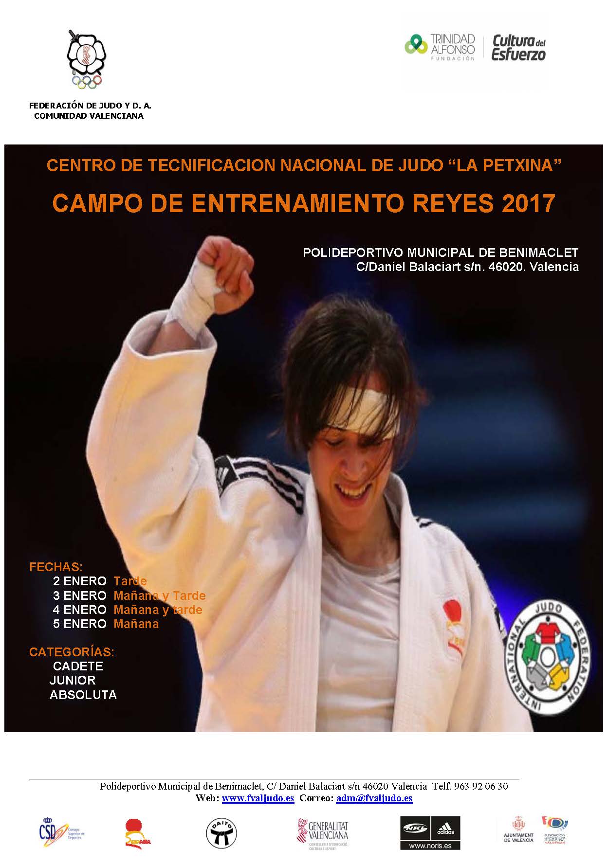 POSTER CAMPO DE ENTRENAMIENTO REYES 2017 JULIA