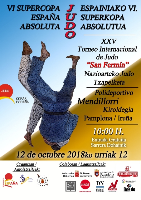 Cartel-w VI Supercopa Espana Absoluto Pamplona 20-10-18