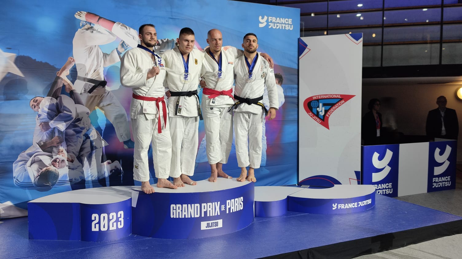 PODIUM GRAND PRIX DE PARIS JIU JITSU 2023( LUCHA -85KG)