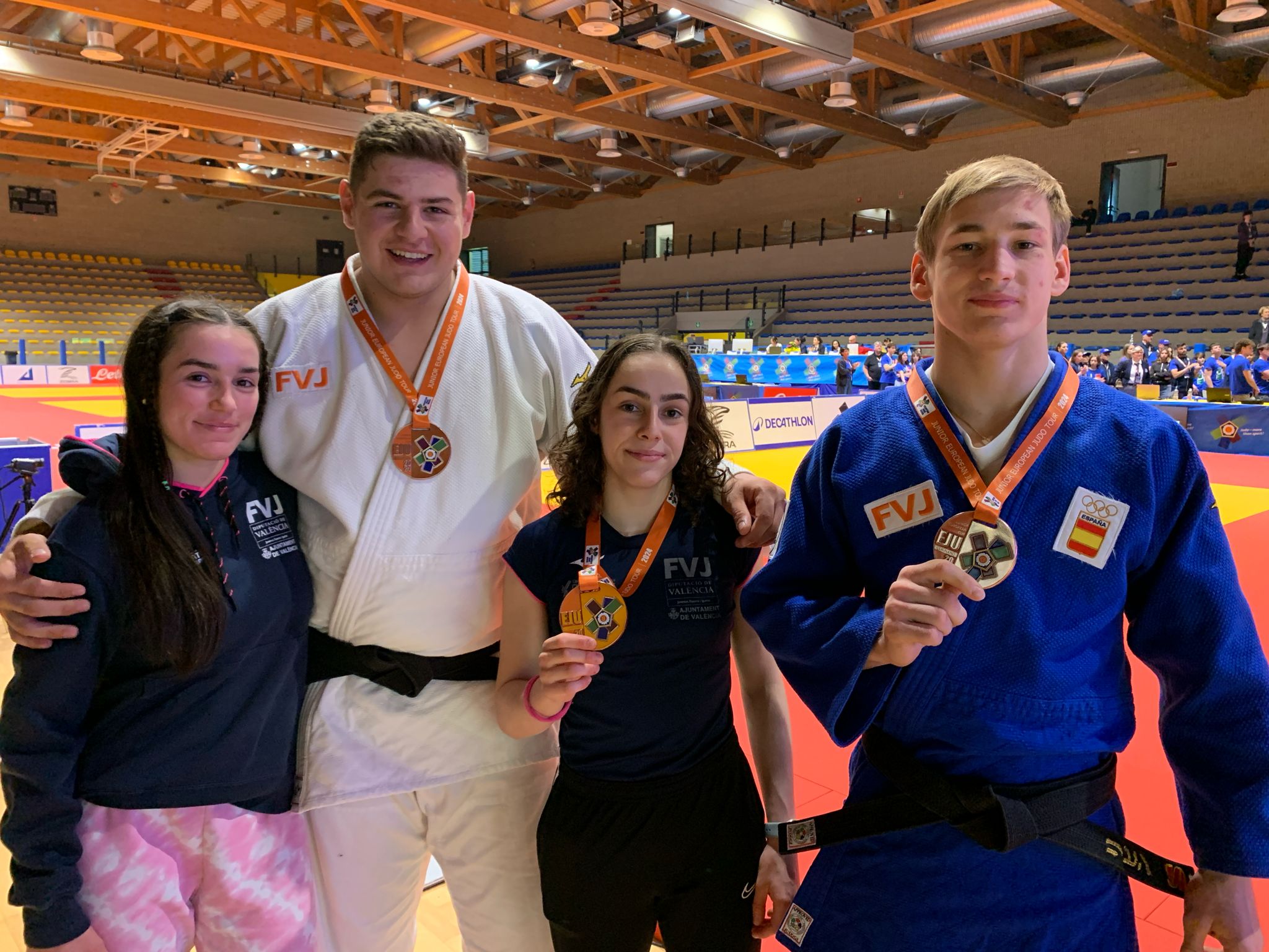 Delegación valenciana judo