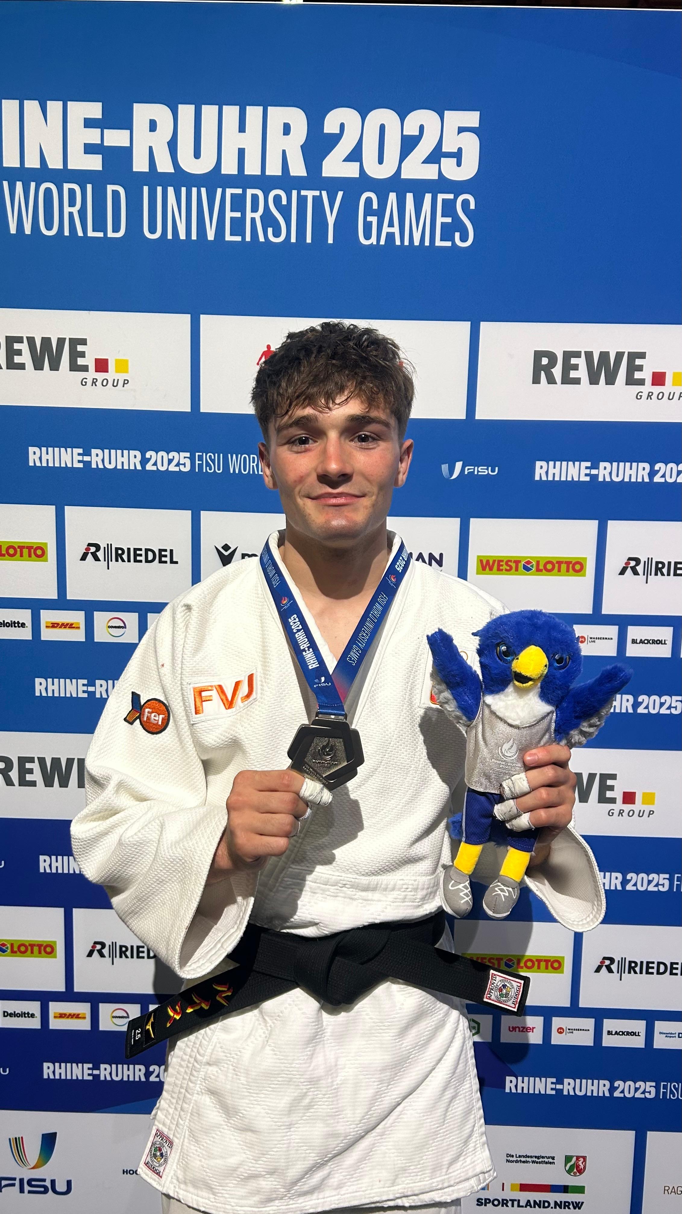 Luis Barrosso, subcampeon FISU WORLD GAMES